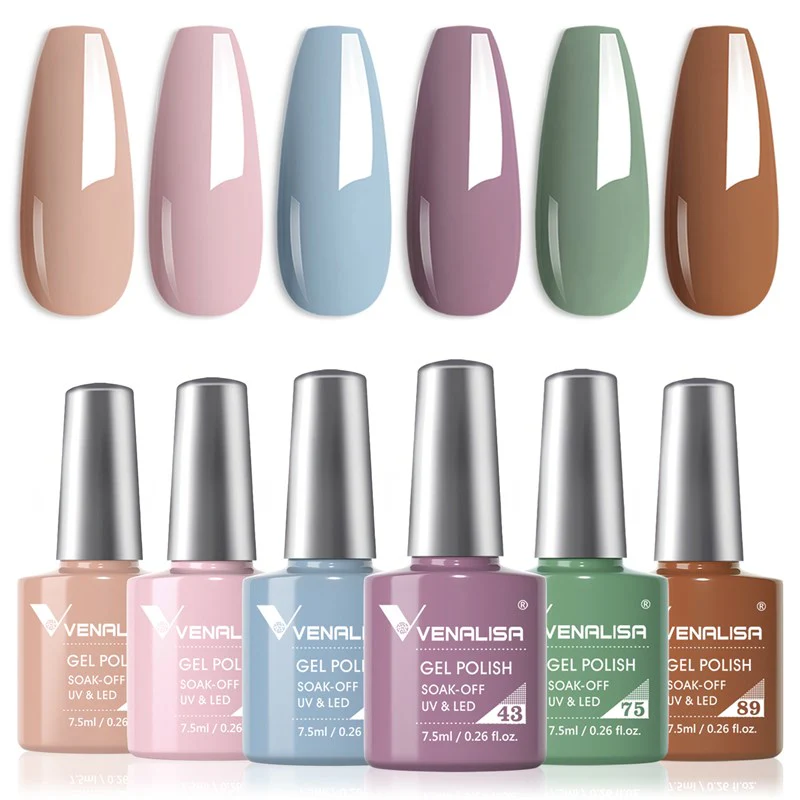 6 Colors Gel Polish Set 7.5ML*6 (TPO Free Hema Free) - Image 24
